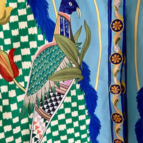 Bohemian Colorful Blouse Brand new Size L - Picture 8 of 8